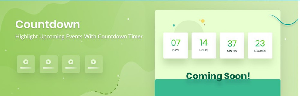 Abbildung: Der Countdown Block wird direkt im Gutenberg-Editor eingerichtet