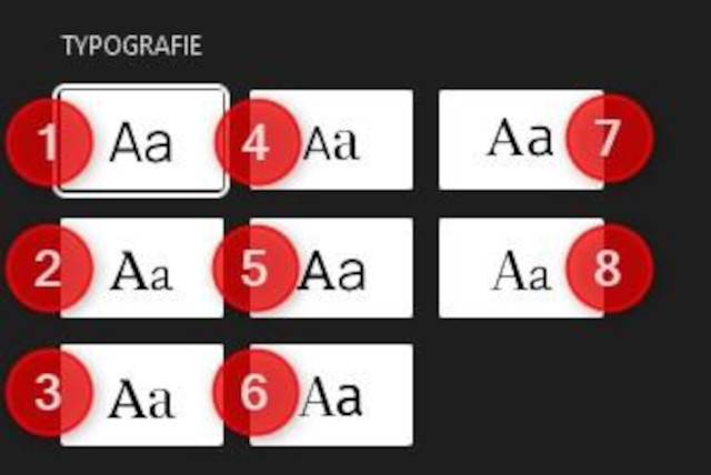 Abbildung: WordPress Standard-Theme Twenty Twenty-Five – die Fonts: Typografie