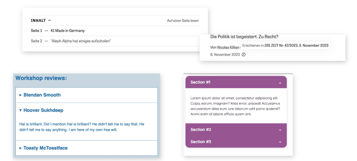 Abbildung - Serverseitige Optimierung - Content Toggles